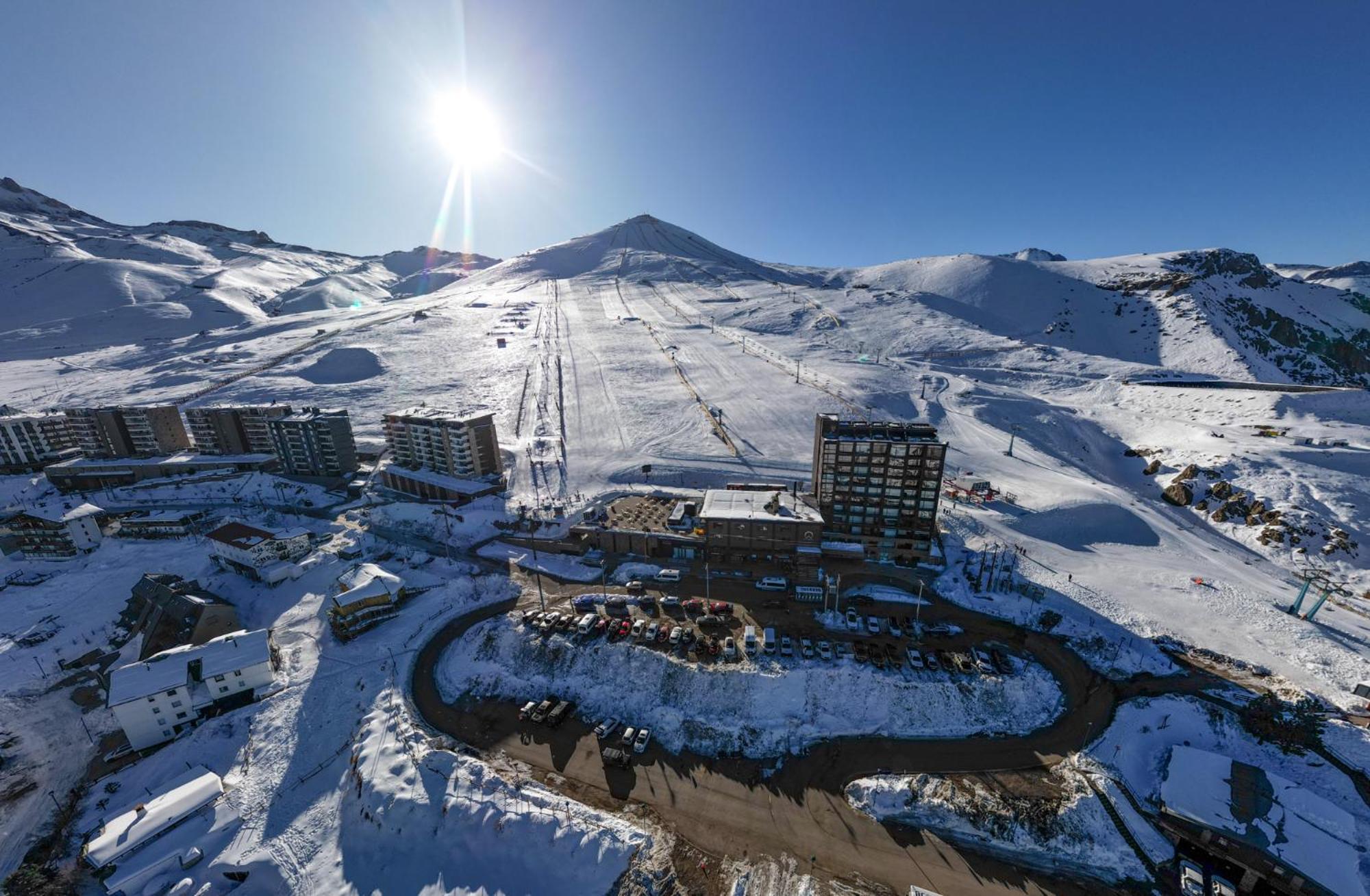 Departamentos Alojamiento Oficial Gran Parador Ski In - Out, Centro De Ski El Colorado, Farellones - Unico Con Descuentos En Servicios Del Centro De Ski Bagian luar foto